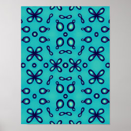 Bio Chemie Atomorbitalmuster Poster