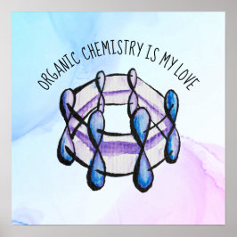 Bio Chemie Liebe Molekularbiologie Lehrer Poster