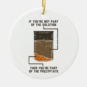 Bio Chemiewissenschaftslehrerin Funny Geek Keramik Ornament