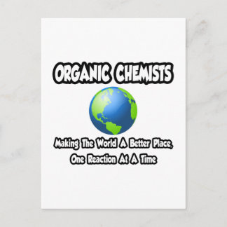 Bio Chemiker...Die Welt zu einem besseren Ort mach Postkarte