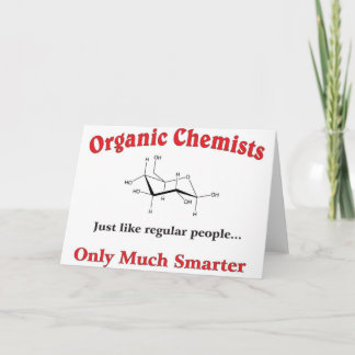 Bio Chemiker wie normale Menschen Karte