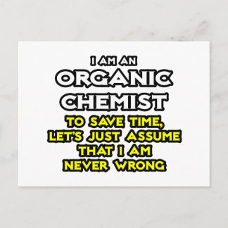 Bio Chemist... Nehmen Sie an, ich habe nie Unrecht Postkarte