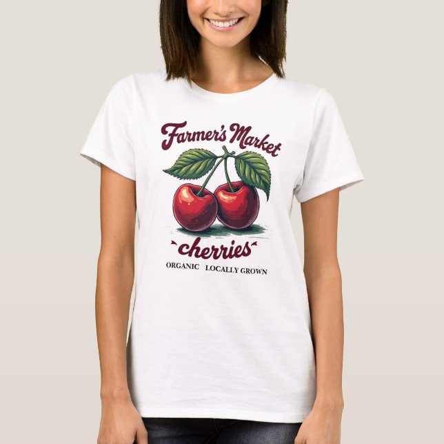 Bio Cherries T-Shirt - Vor Ort angebaut & süß (Vorderseite)
