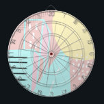 Bio City Street Art Pattern Dartscheibe<br><div class="desc">City Pattern Dart Board Illustration</div>