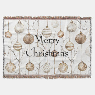 Bio Cream Tan Weihnachtsschmuck Decke
