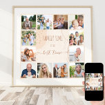 Bio Familienzeitformen Neutral 12 Foto Poster<br><div class="desc">Erstellen Sie Ihr eigenes Foto Poster mit 12 Ihrer Lieblingsfotos. Das trendige abstrakte Design aus Bio Formen, Pinselstrichen und Spritzern hat eine neutrale Farbpalette in den Farben beige Sand und Kupfer. Es wird mit der Formulierung "Familienzeit ist die beste Zeit" in mageren Schriftart Typografie und eleganten handgeschriebenen Skripten geschrieben. Ein...</div>