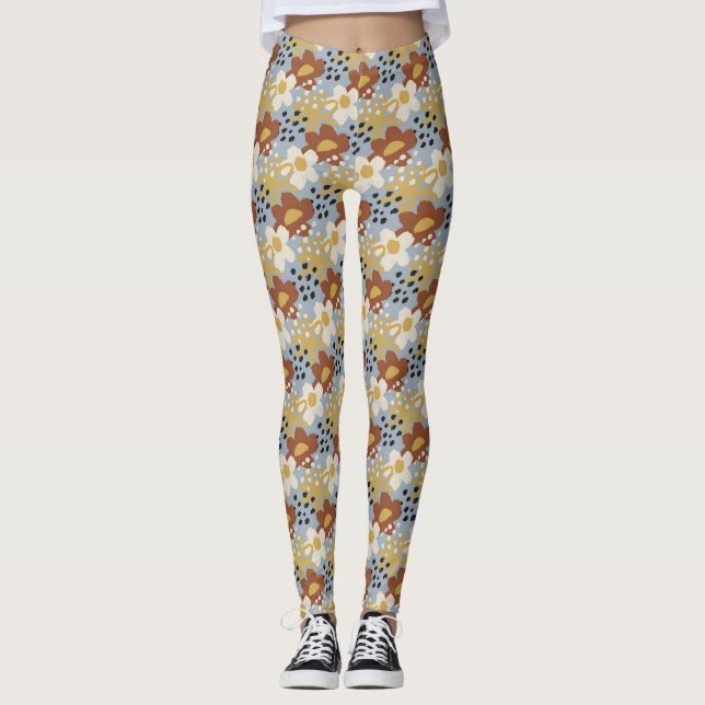 Bio Flor Leggings (Vorderseite)