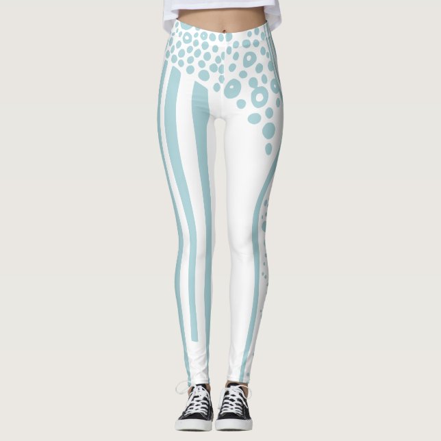 Bio Fluss modern rustikal Leggings (Vorderseite)