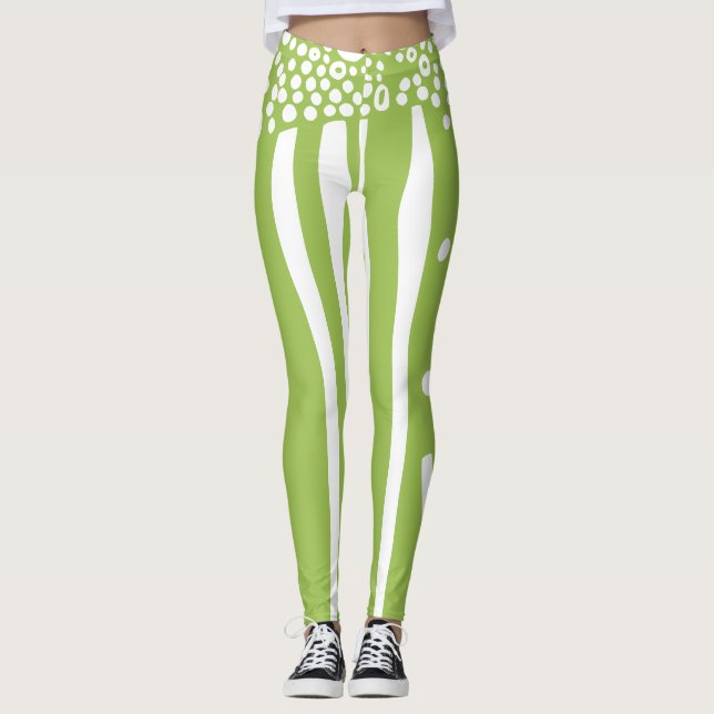 Bio Fluss modern rustikal Leggings (Vorderseite)
