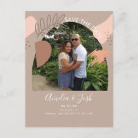 Bio Formen Arch Boho Save the Date Foto Post
