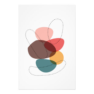 Bio Formen Künstliche Abstrakte Zusammensetzung 3 Fotodruck