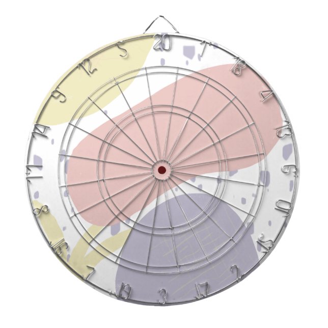 Bio Formen Sun Blob Kunstmuster Dartscheibe (vorne)