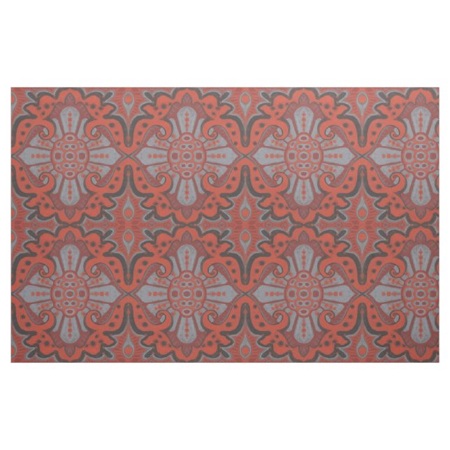 Bio Formen von Pomegranat in Scheiben Stoff (Fat Quarter (45,7 x 55,9 cm))