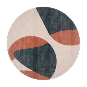 Bio Formen warme Farbtöne modern Schneidebrett