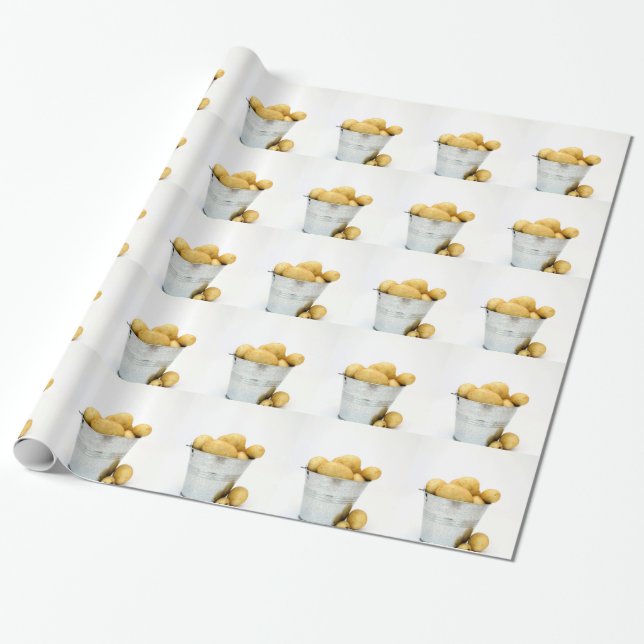Bio Frühkartoffeln Geschenkpapier (Ungerollt)