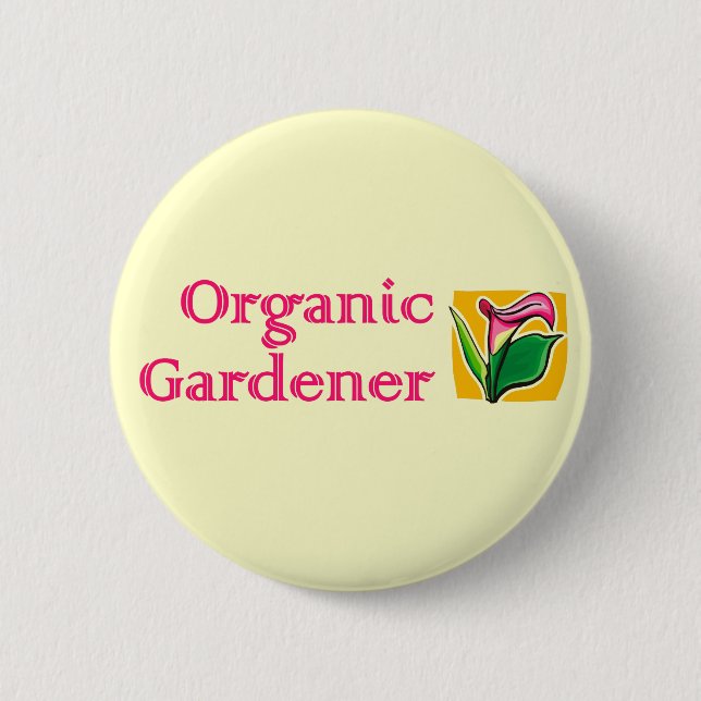 Bio Gardener - Calla Lilies Button (Vorderseite)