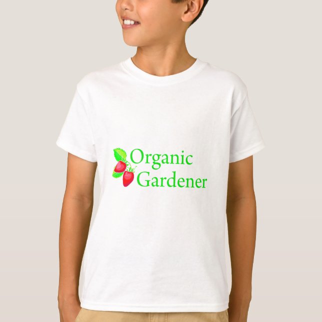 Bio Gardener - Erdbeeren T-Shirt (Vorderseite)