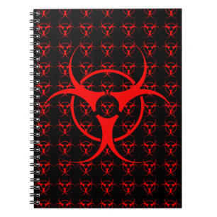 Bio-Gefahr Notizbuch Biohazard Skizzenblock Journa Notizblock