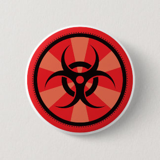 Bio-Gefahr - Rot Button