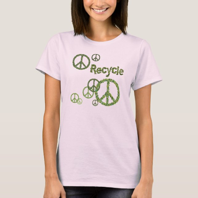 Bio Gerecycelt Symbol Womens T - Shirt (Vorderseite)