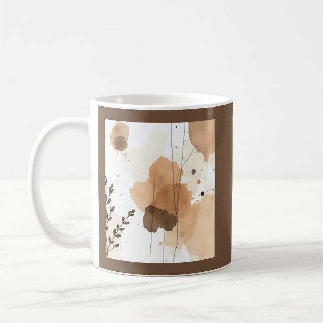 Bio Gradienten in Beige und Braun Kaffeetasse (Links)