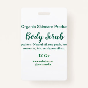 Bio grüne Karosserie-Butterschmalz Ausweis