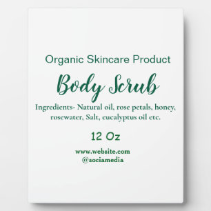 Bio grüne Karosserie-Butterschmalz Fotoplatte