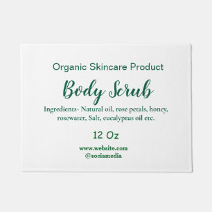 Bio grüne Karosserie-Butterschmalz Fußmatte