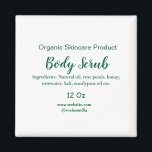 Bio grüne Karosserie-Butterschmalz Magnet<br><div class="desc">Gestaltung</div>