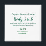 Bio grüne Karosserie-Butterschmalz Magnet<br><div class="desc">Gestaltung</div>