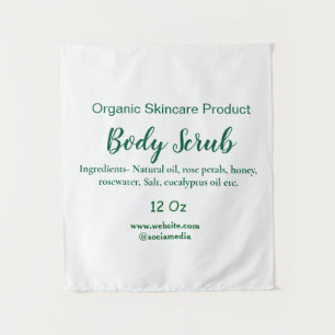 Bio grüne Karosserie-Butterschmalz Wandteppich