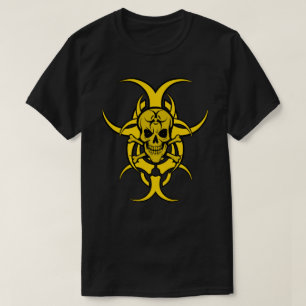 Bio Hazard Grinning Skull T - Shirt v3