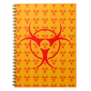 Bio-Hazard Notebook-Biogefährdung Sketch Pad Journ Notizblock