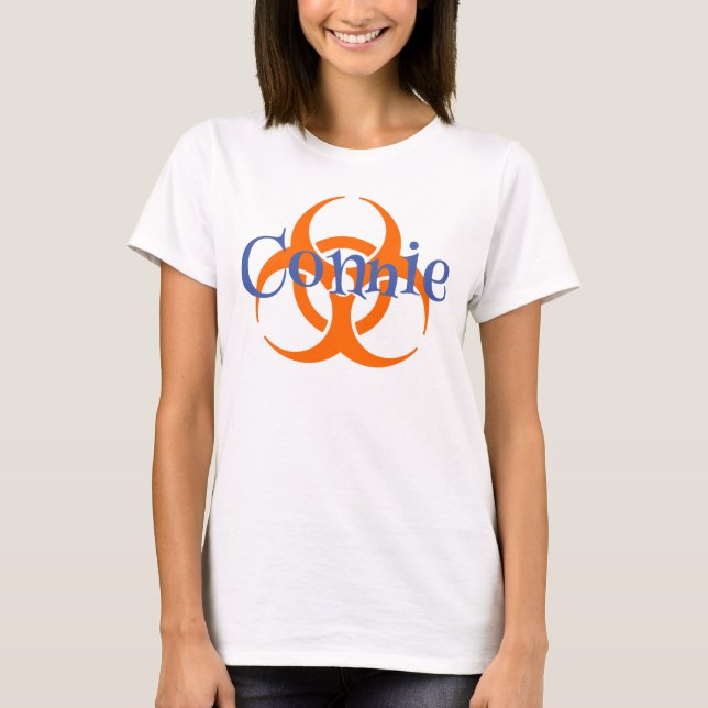 Bio Hazard Symbol mit Mary Beth T-Shirt (Vorderseite)