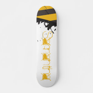 Bio Hazard Vorsicht Tape Mini Skateboard