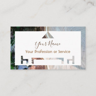 Bio Holz für Innenarchitektur und Möbel, aber! Visitenkarte