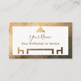 Bio Holz für Innenarchitektur und Möbel! Visitenkarte