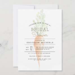 Bio Karotte | Veggie | Brautparty Aquarell Einladung