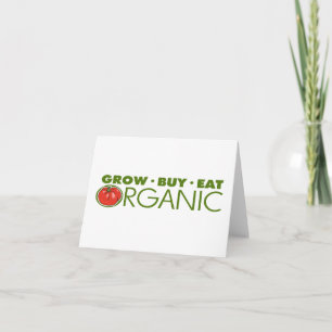 Bio Lebensmittel Feiertagskarte