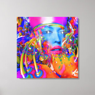 Bio Maschine Leinwanddruck