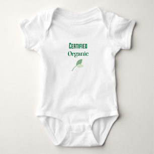 Bio mit Leaf Baby Strampler
