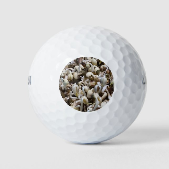 Bio Mung Sprouts - ein nährstoffverpacktes Superfo Golfball (Vorderseite)