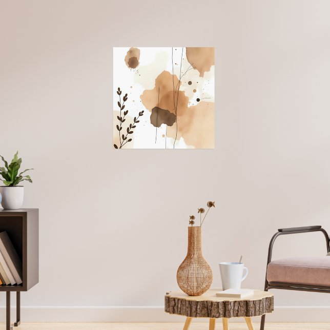Bio Neutralflusszusammensetzung Poster (Wohnzimmer 3)
