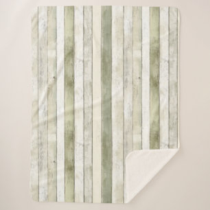 Bio Olivenöl Elfenbein Imitate Holz Streifen Weihn Sherpadecke