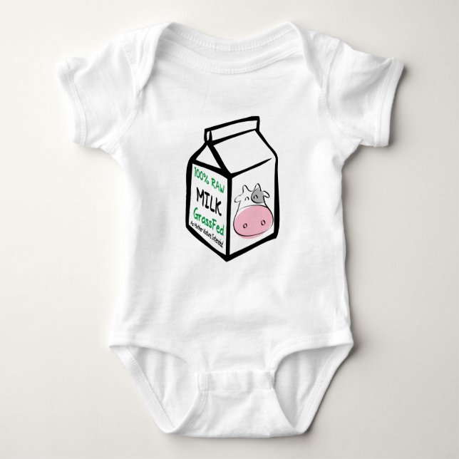 Bio Planet-Kinderhemden aus Rohmilch Baby Strampler (Vorderseite)