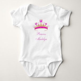 Bio Prinzessin Madelyn, Kronen-Baby-T-Shirt, Baby Strampler