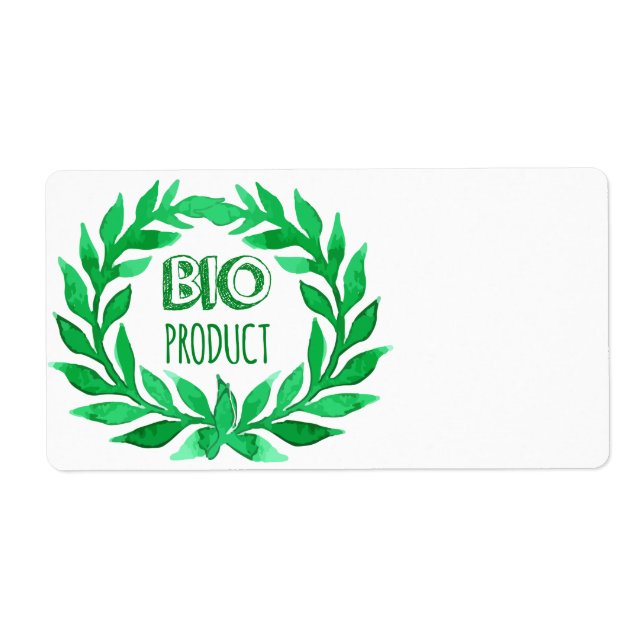 Bio-Produkt Grüne Aquarellfarm Frische Lebensmitte (Vorne)