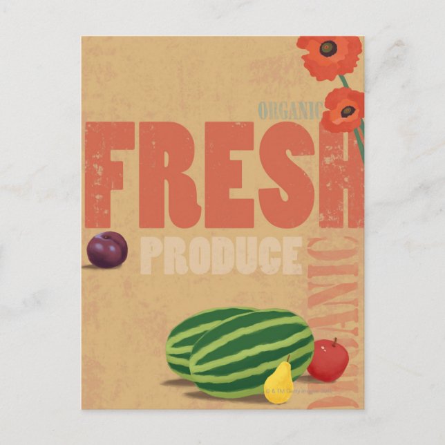 Bio Produktion Postkarte (Vorderseite)
