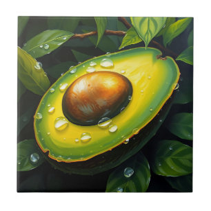 Bio Raingrown Avocado mit Dewdrops Fliese
