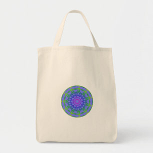Bio Regenbogenmandala-Stammes- Tragetasche
